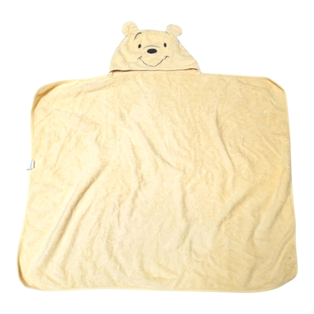 Disney Baby Soft Yellow Winnie the Pooh Hooded Bath Wrap